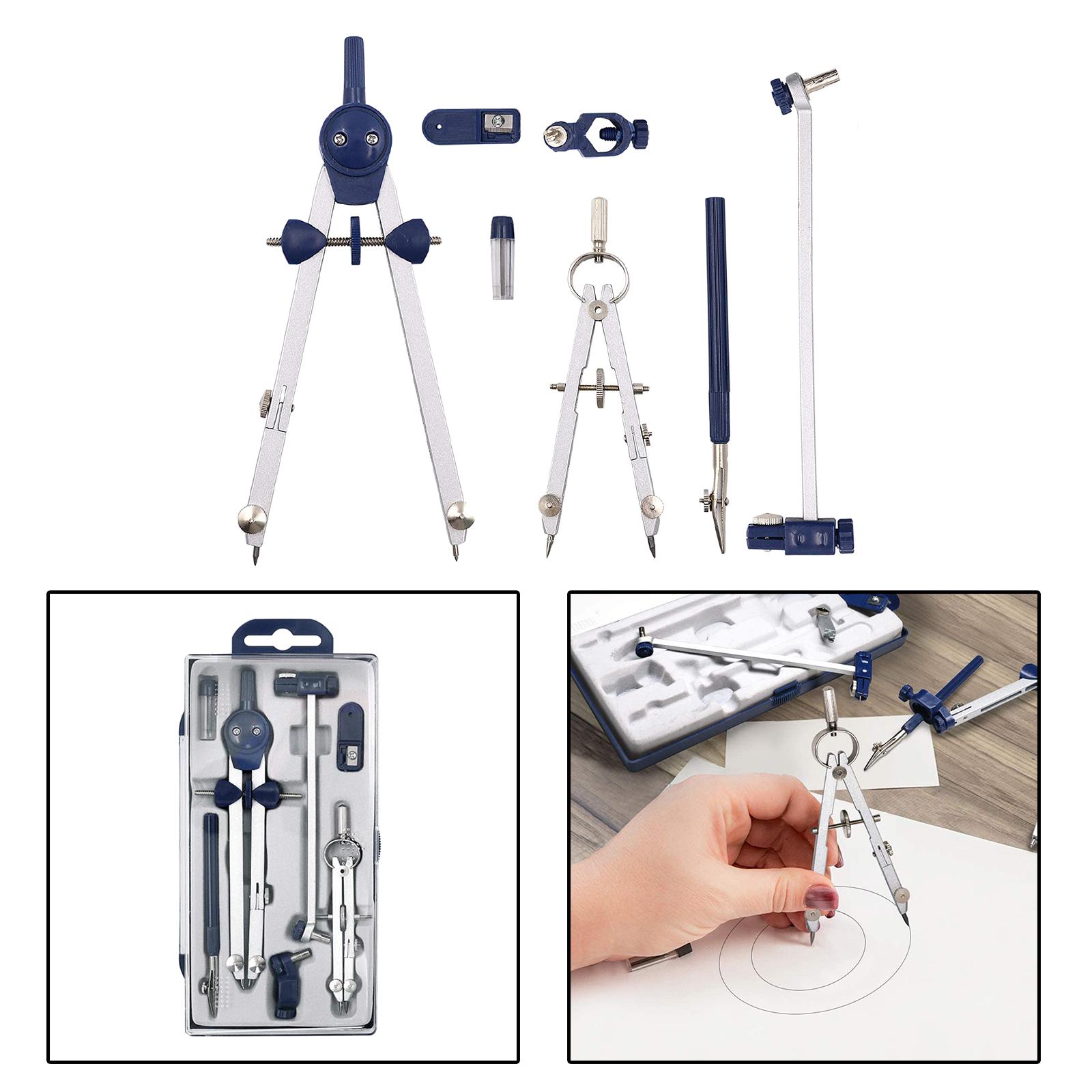幾何学的な精密ツールセット、円の描画ツールとアーキテクチャ、 - Compass Geometry Set のレビューと価格
