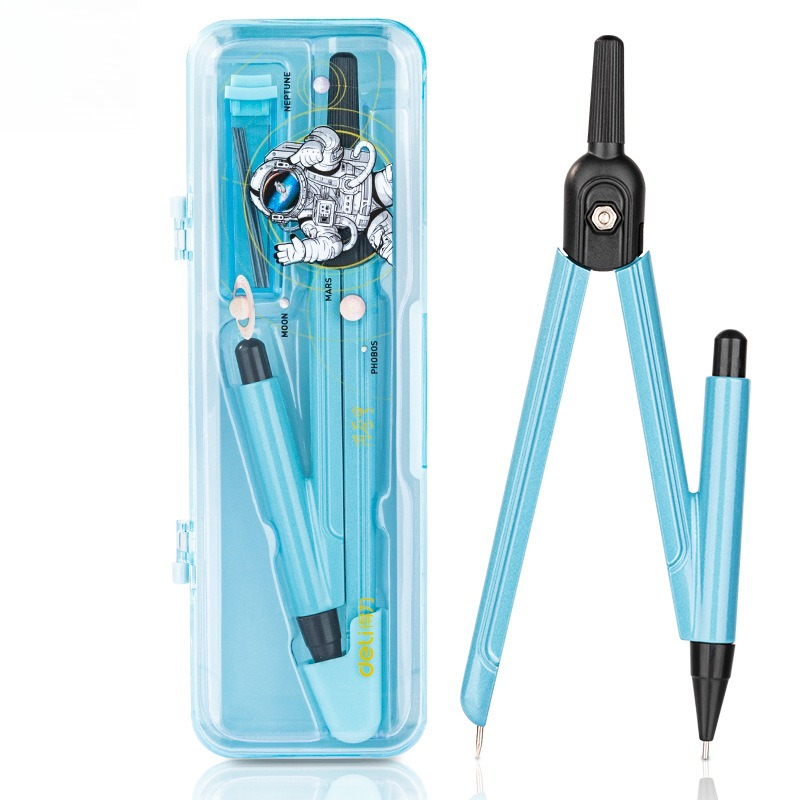 シンプルなファッション学生試験用製図金属コンパスセットオフィ - Compass Geometry Set のレビューと価格