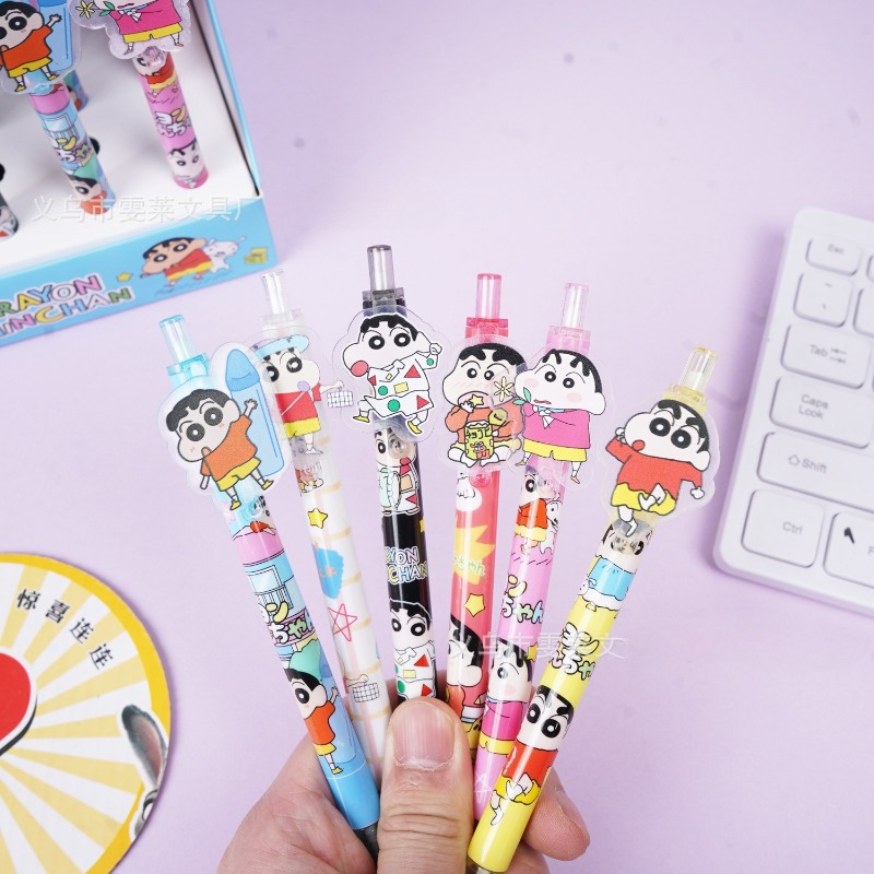 48 ピース/箱クレヨンしんちゃんポイントペン漫画インクゲル - Is Stationery Office Supply のレビューと価格