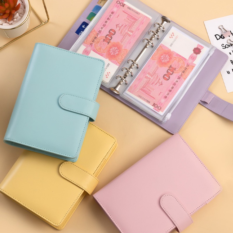 A6 PU レザー予算バインダー 現金封筒ポケット付き ジッ - Planner Weekly Budget のレビューと価格