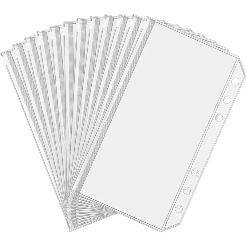 6-24 個 A6 6 穴ジッパーバインダーポケット防水 P - Planner Weekly Budget のレビューと価格